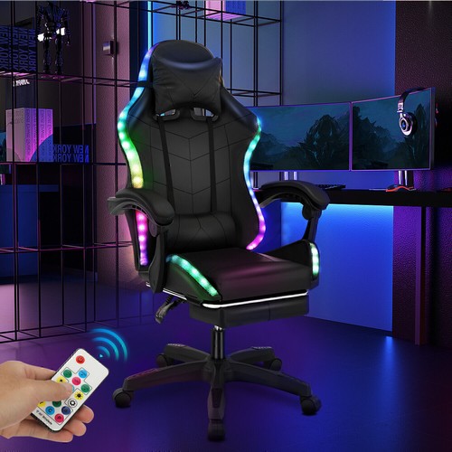 Gaming chair with rgb - gaming, led