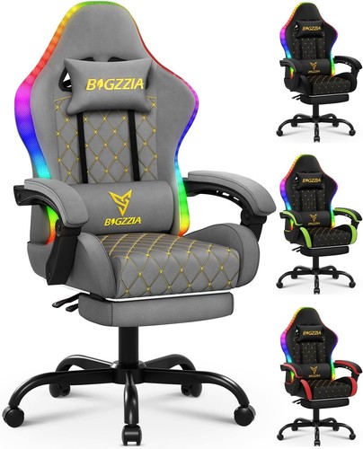 High back rgb gaming - back,