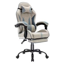 Gaming Chair with Footrest &
