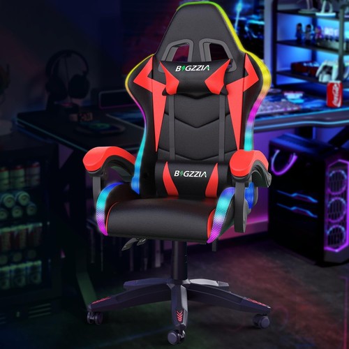 Rgb gaming chair with - chair, led