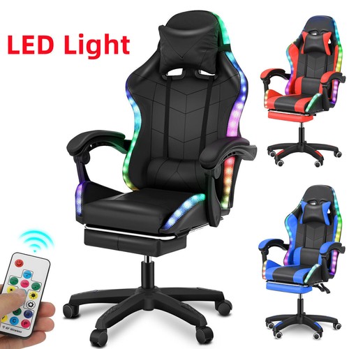 Gaming chair with rgb - chair, led